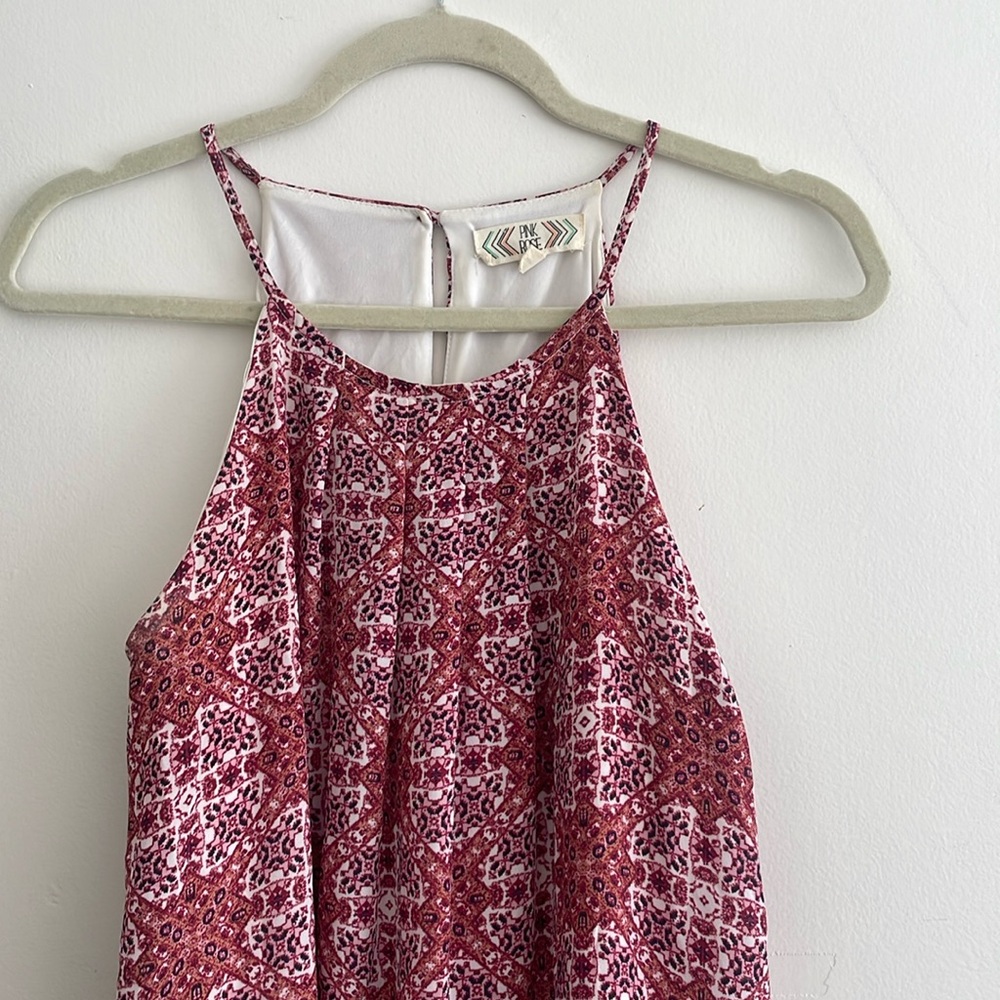Pink casual dress size medium